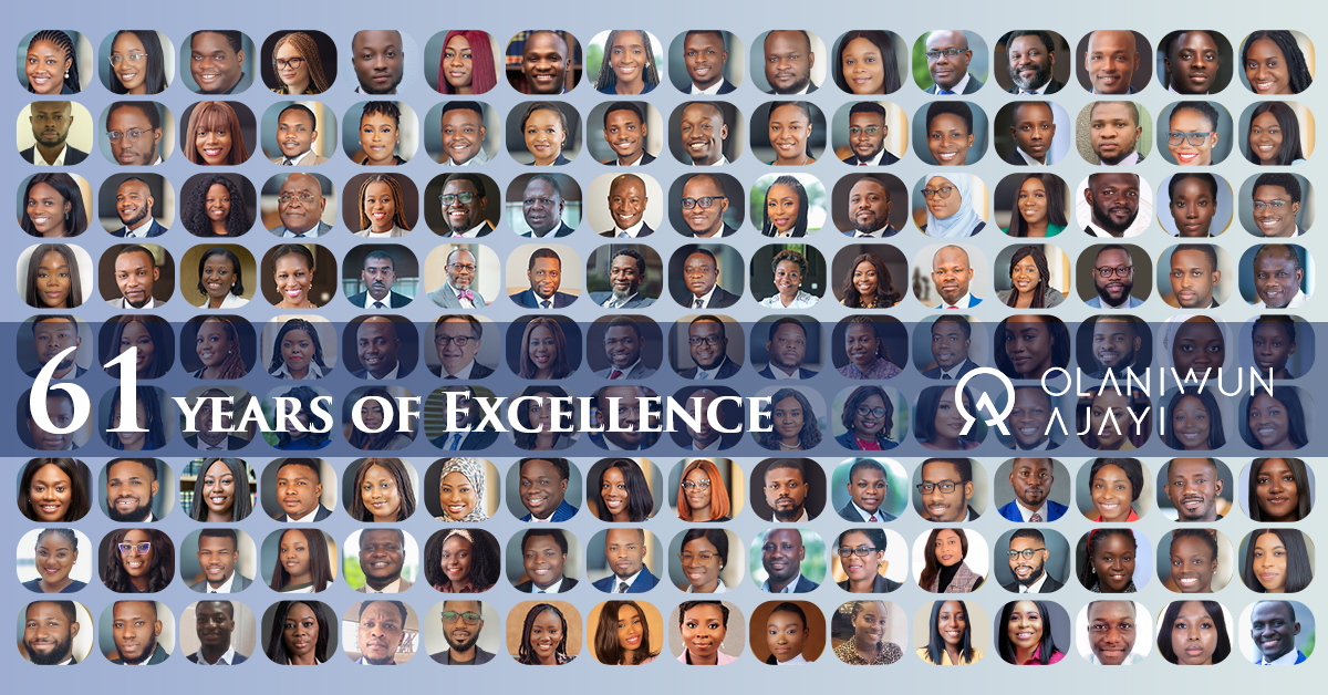 Celebrating 61 Years of Olaniwun Ajayi LP with employees describing what they love best about working at OALP.