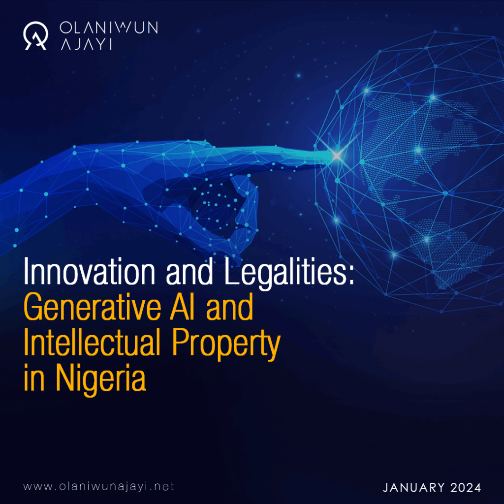 Innovation and Legalities: Generative AI and IP Rights in Nigeria Simplified. A comprehensive document explaining the intersection of IP rights and AI in Nigeria