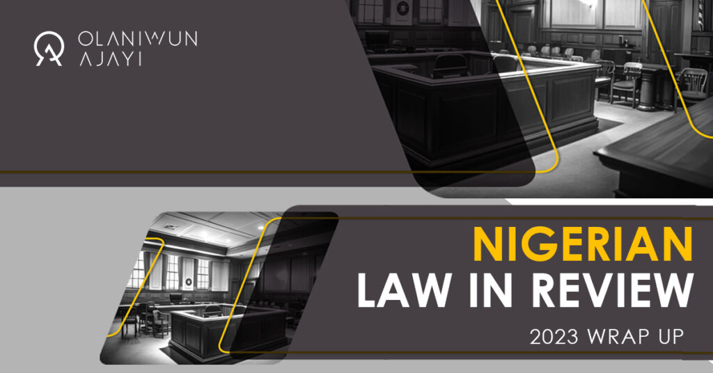 Nigeria Law in Review - 2023 Outlook