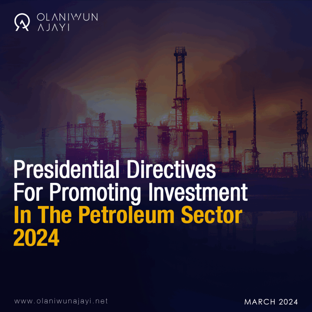 Presidential Directives for Promoting Investment in the Petroleum Sector in 2024