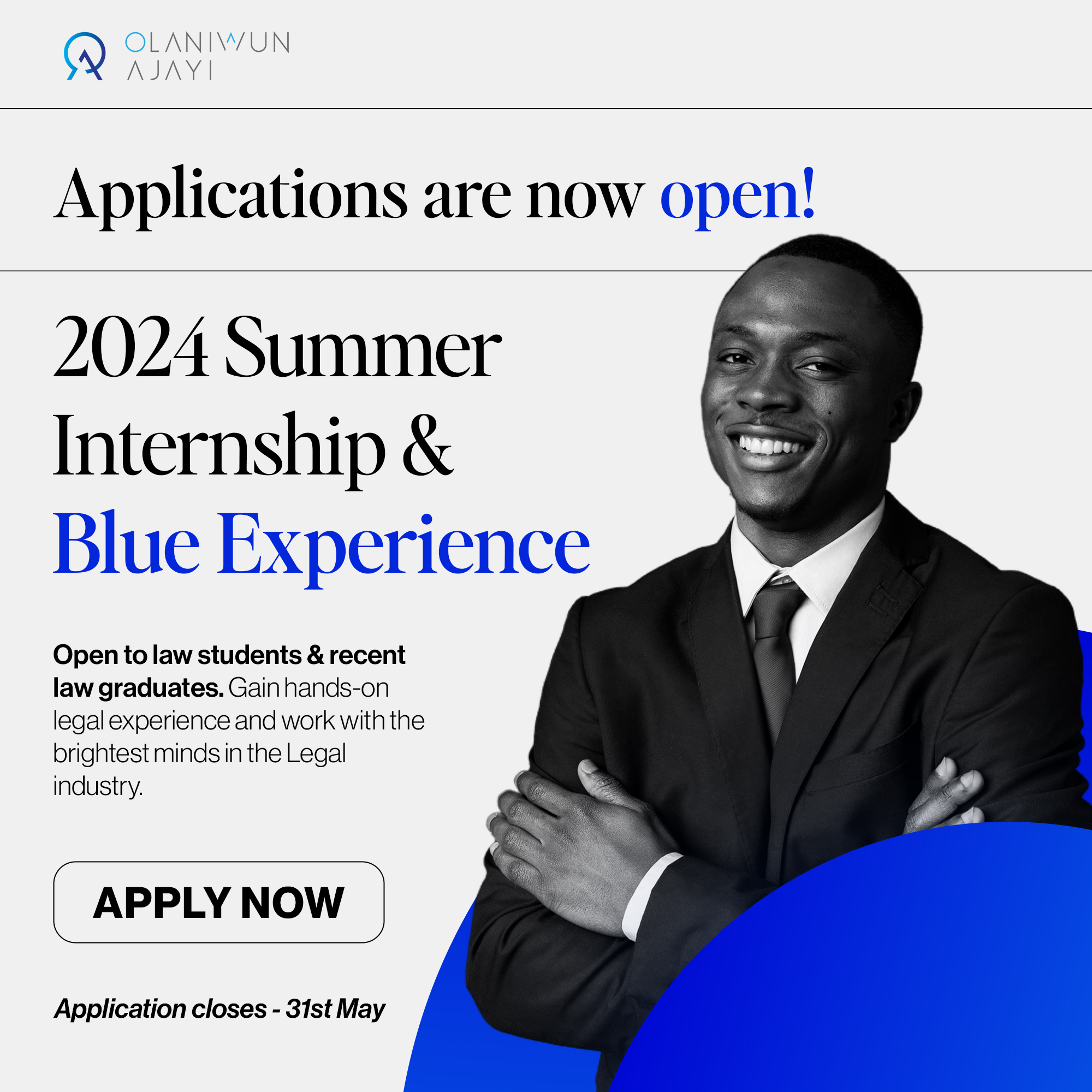 Intern at Olaniwun Ajayi in 2024! Internship for Law Students, Legal Internships