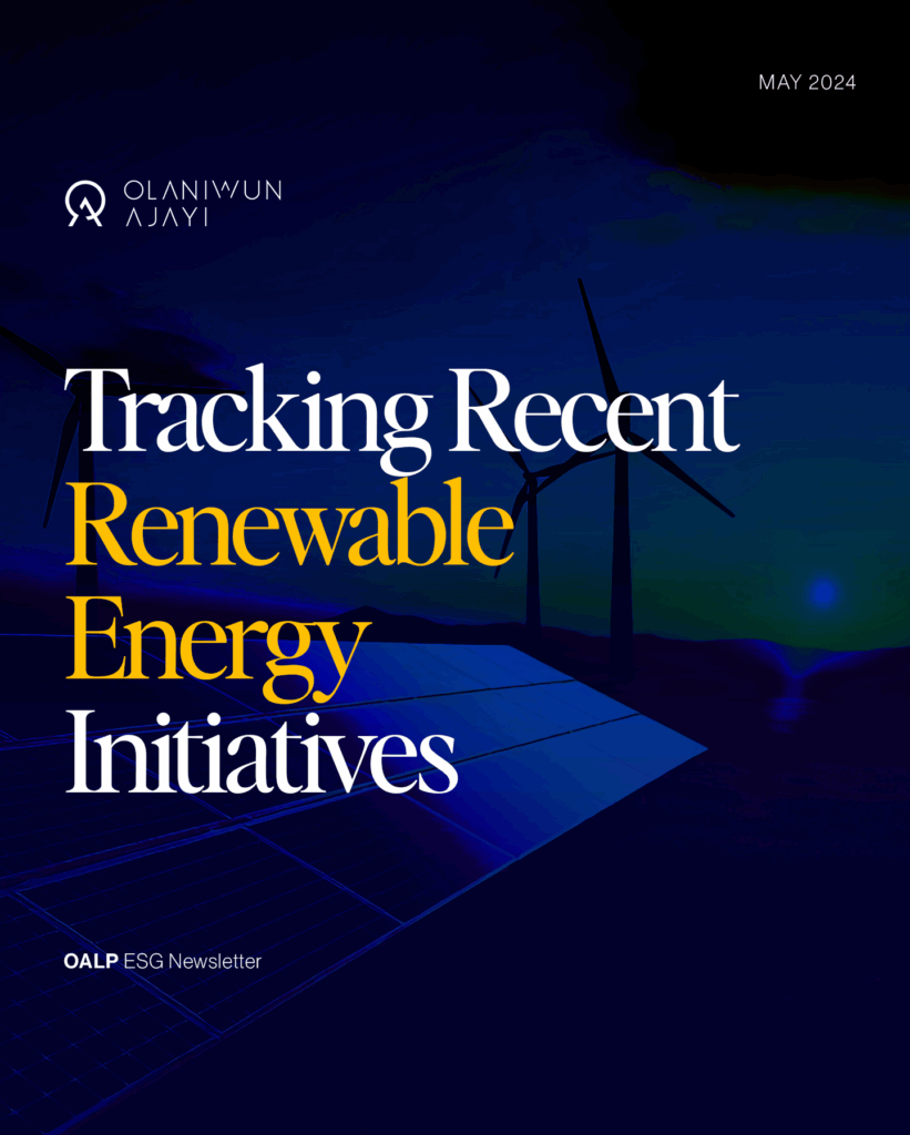 Renewable Energy Initiatives in Nigeria