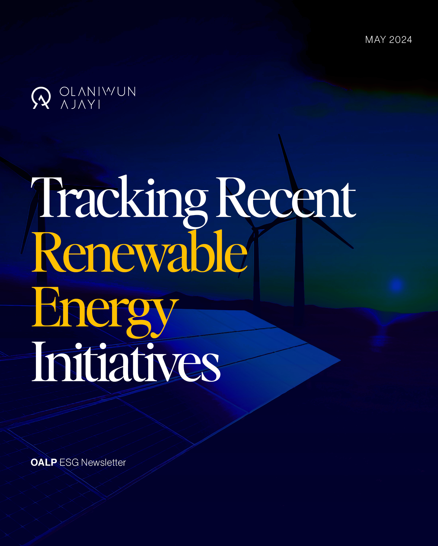 Renewable Energy Initiatives in Nigeria
