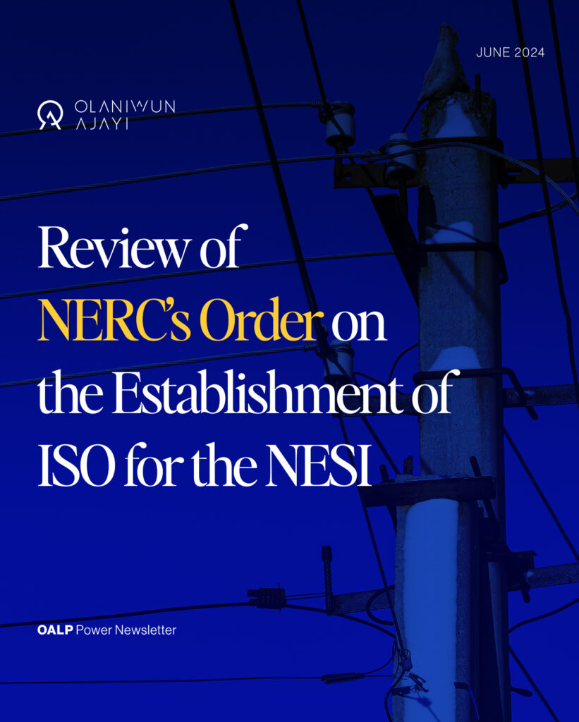 NERC establishes ISO for Nigerian Electricity Supply