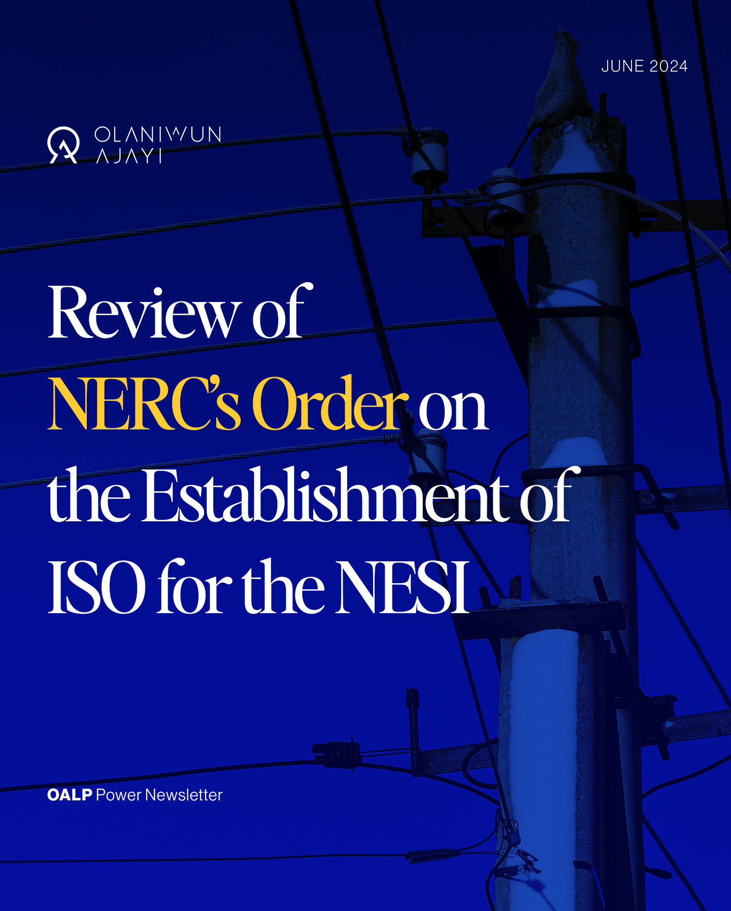 NERC establishes ISO for Nigerian Electricity Supply