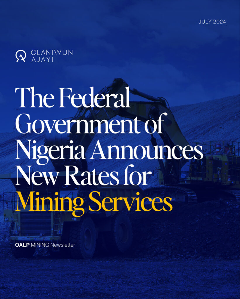 FG Announces New Mining Rates in Nigeria