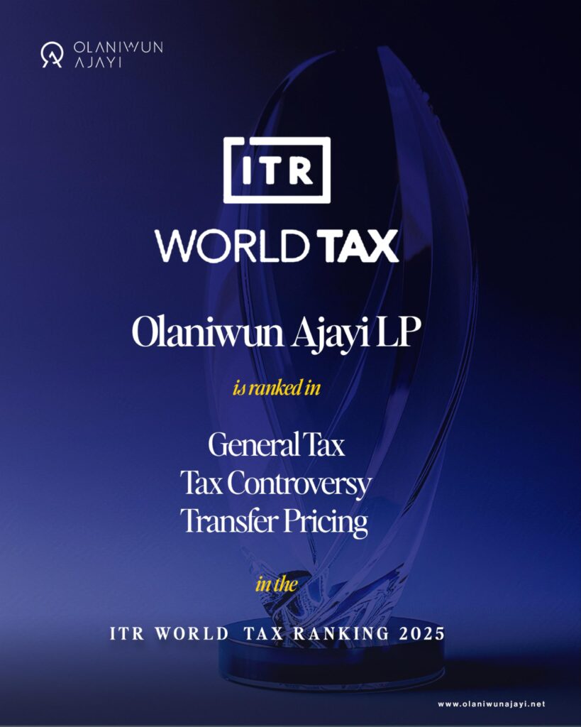 Olaniwun Ajayi ranks in 2025 Global Tax Rankings for Lawyers