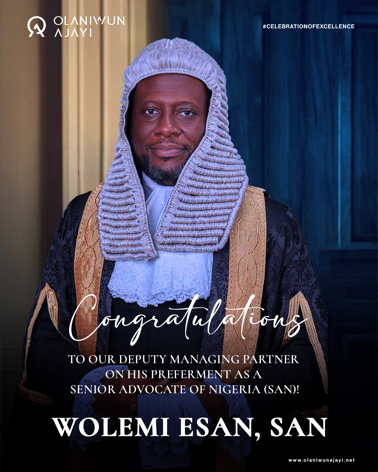 Wolemi Esan - Deputy Managing Partner at Top Africa Law Firm, Olaniwun Ajayi Appointed as Senior Advocate of Nigeria.