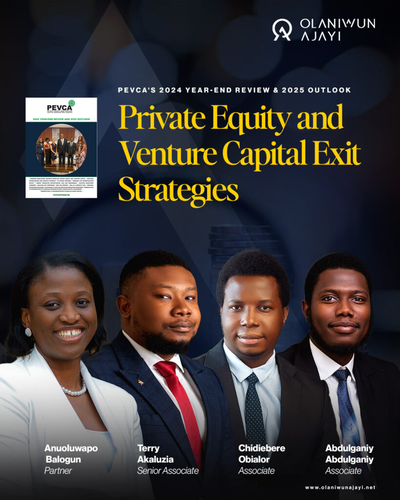 Private Equity and Venture Capital Exit Strategies in Nigeria