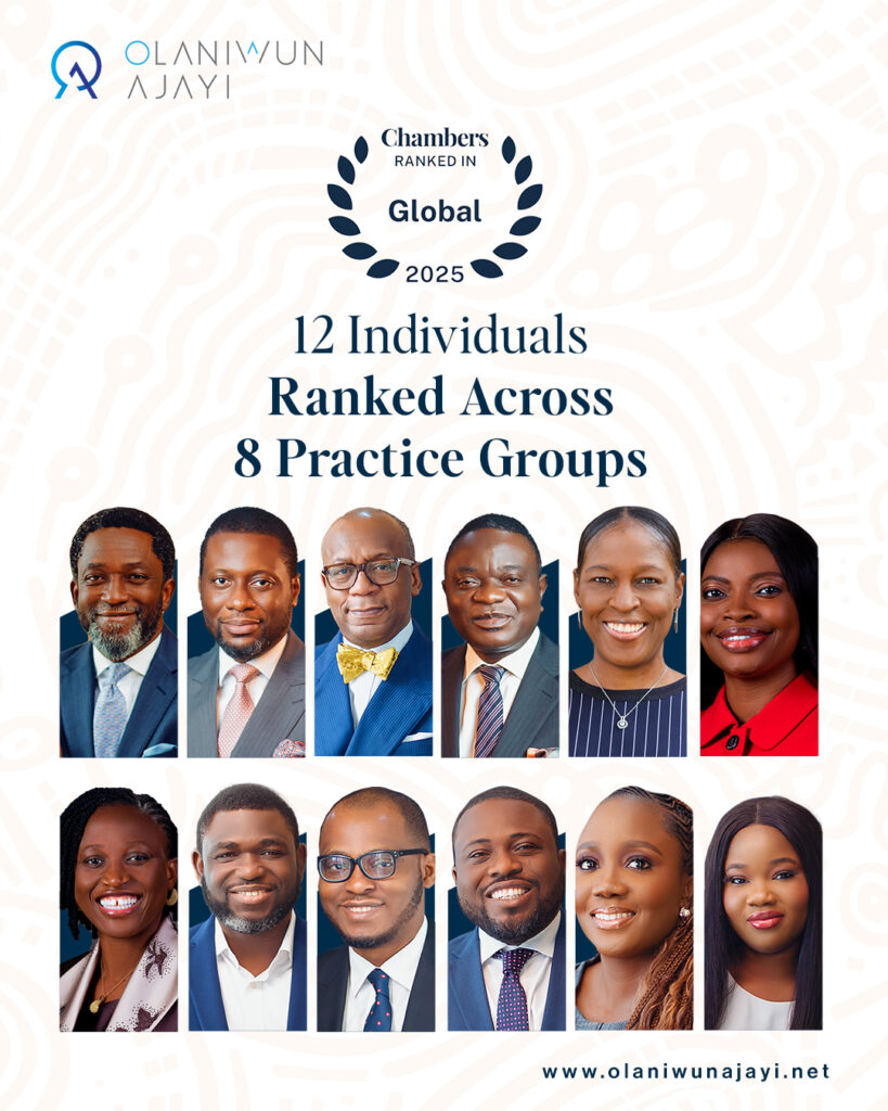 12 Lawyers in Olaniwun Ajayi rank in Chambers Global 2025