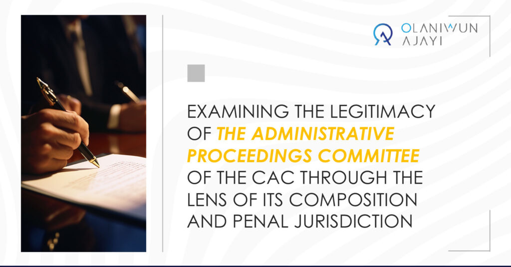 Administrative Proceedings of the CAC