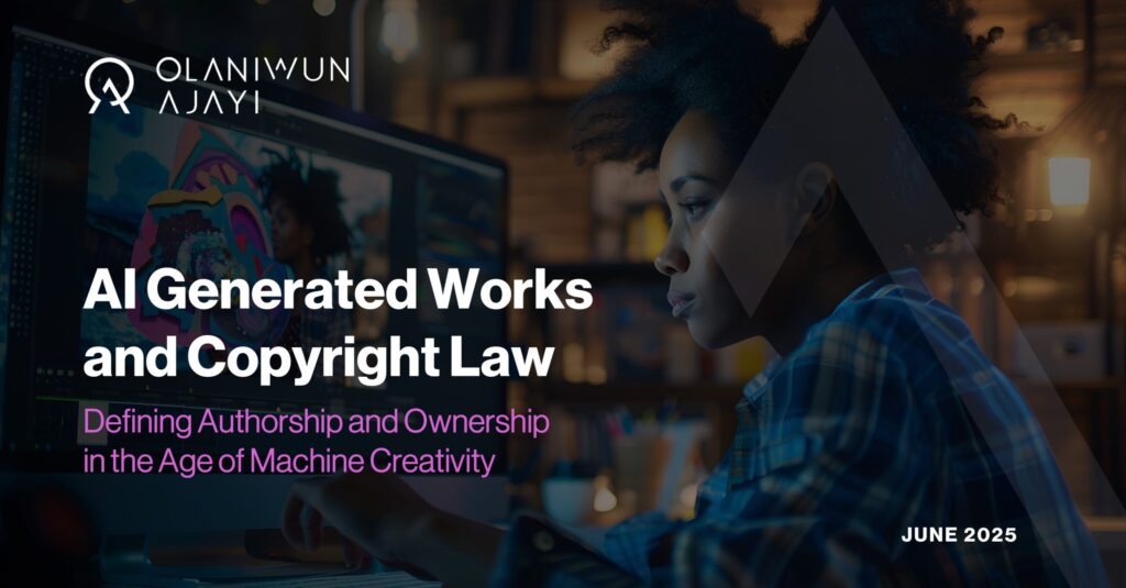 AI Generated Works and Copyright Law