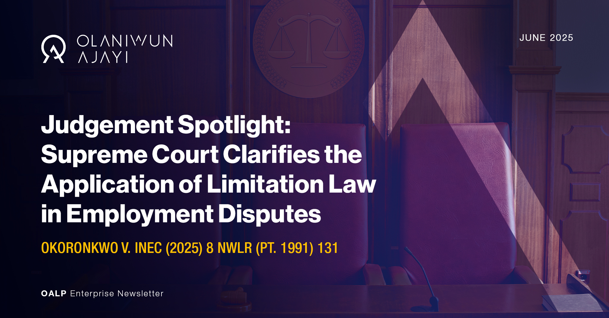 Employment Law Okoronkwo v INEC
