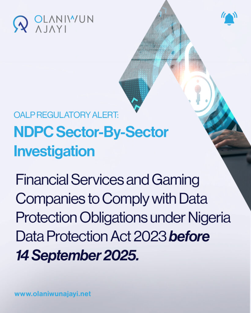 NDPC Compliance obligation for gaming and financial services companies